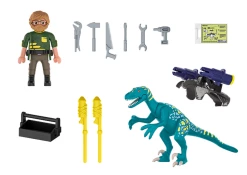 PLAYMOBIL Deinonychus Ready For Battle Toys