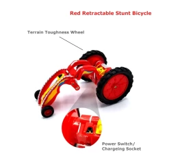 MUKIKIM Toys Hyper Runner Stunt - Red