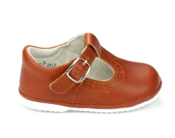 Buy ❤️ L'Amour 👟 Shoes Gemma Leather T-Strap Mary Jane Cognac 🎉 9 L'Amour Shoes Gemma Leather T-Strap Mary Jane Cognac