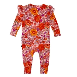 Sweet Bamboo Infant Clothing Sophia Ruffled Romper