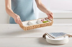 Mudpie Decor Hyacinth Section Server Set