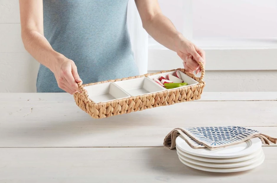 Deals ๐งจ Mudpie Decor Hyacinth Section Server Set ๐ฅฐ 2 Mudpie Decor Hyacinth Section Server Set