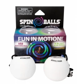 Fun In Motion Toys Spinballs LED Rechargeable Poi