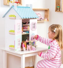 Le Toy Van Toys Blue Bird Cottage & Furniture