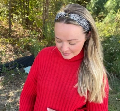 Headbands Of Hope Baby Accessories Gold Accent Twist Turban- Black Snake