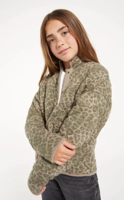 Buy ❤️ Habitual Girl/Truce Fall 50% Off Fall Clothing Maya Leopard Jacket Dusty Olive ✨ 5 Habitual Girl/Truce Fall 50% Off Fall Clothing Maya Leopard Jacket Dusty Olive