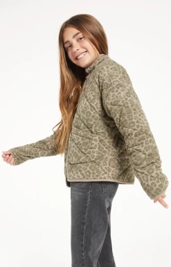 Buy ❤️ Habitual Girl/Truce Fall 50% Off Fall Clothing Maya Leopard Jacket Dusty Olive ✨ 6 Habitual Girl/Truce Fall 50% Off Fall Clothing Maya Leopard Jacket Dusty Olive