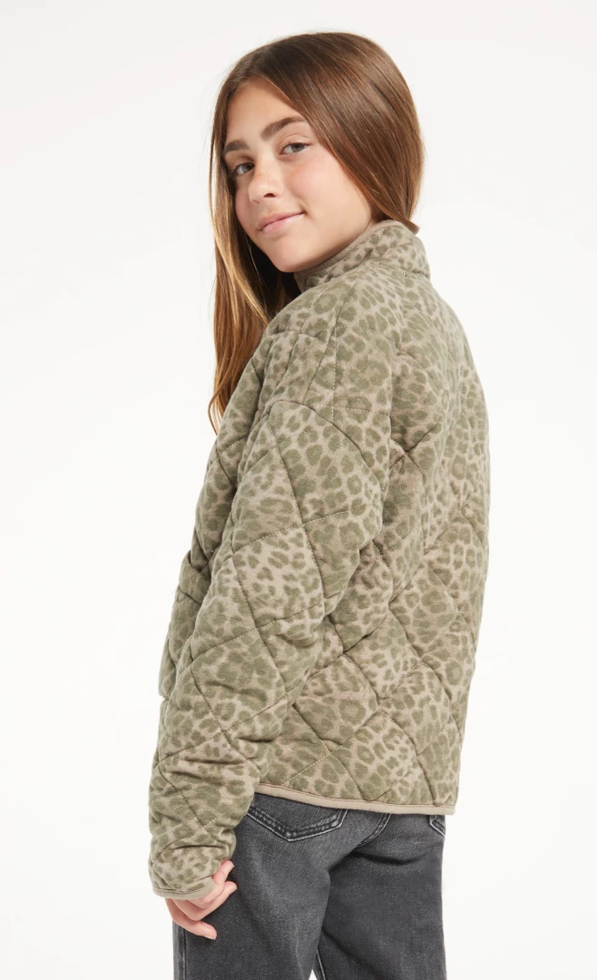 Buy ❤️ Habitual Girl/Truce Fall 50% Off Fall Clothing Maya Leopard Jacket Dusty Olive ✨ 4 Habitual Girl/Truce Fall 50% Off Fall Clothing Maya Leopard Jacket Dusty Olive