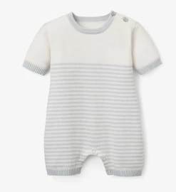 Baby Registry EB BLUE STRIPE SHORTALL