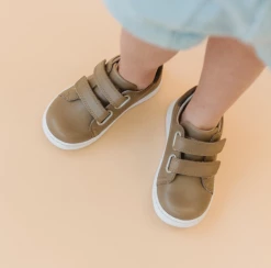 L'Amour Kyle Double Strap Sneaker Mocha Shoes