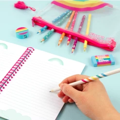3C4G/Make It Real Toys Rainbow Bright Stationery Set