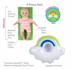 Adora SplashTime Baby Tot Over The Rainbow Toys