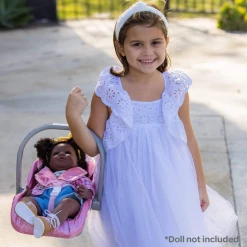 Adora Toys Glam Pink Glitter Car Seat