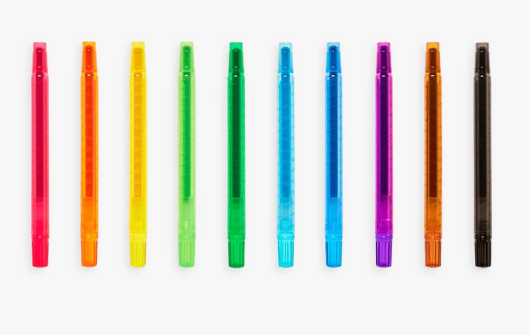 Cheap 👍 OOLY Yummy Yummy Scented Twist-Up Crayons Toys 💯 2 OOLY Yummy Yummy Scented Twist-Up Crayons Toys