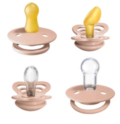 Baby Registry Try It Blush Collection Bibs Paci