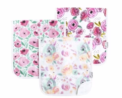 Copper Pearl CP Bloom Burp Cloth Set