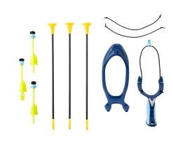 HEARTHSONG Toys 2-in-1 Slingshot And Archery Set