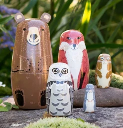 HEARTHSONG Woodland Nesting Set Toys