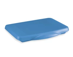 HEARTHSONG Portable Folding Lap Desk With Storage Activity Tray - Blue