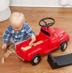 HEARTHSONG Foot-to-Floor 1956 Ford-100 Pickup Truck Ride-On