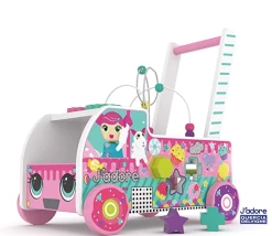 J'adore Wooden Cupcake Princess Activity Walker