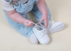 L'Amour James White Hi-Top Boot Shoes