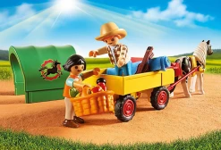 Brand new 🔥 PLAYMOBIL Picnic With Pony Wagon Toys ✨ 7 PLAYMOBIL Picnic With Pony Wagon Toys