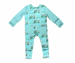 Rockin Royalty Retro Van Footie Infant Clothing