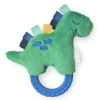 Itzy Ritzy Ritzy Plush Rattle Pal With Teether - Dino