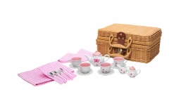 SCHYLLING Toys Butterfly Tea Set Basket