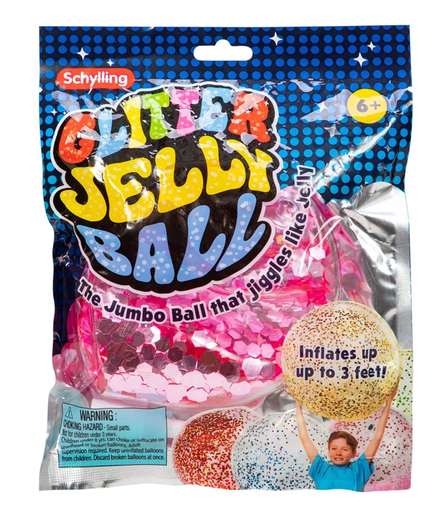 Best Pirce π SCHYLLING Jumbo Glitter Jelly Ball Toys β 3 SCHYLLING Jumbo Glitter Jelly Ball Toys