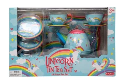 SCHYLLING Toys Unicorn Tin Tea Set