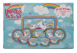 SCHYLLING Toys Unicorn Tin Tea Set