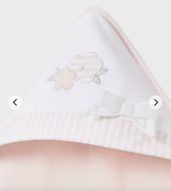 Baby Registry Pink Floral Hooded Towel