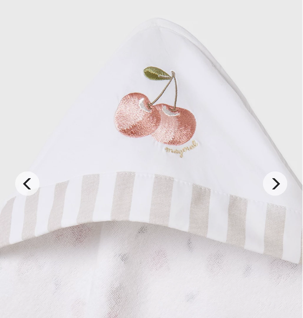 Wholesale ๐ Mayoral Accessories Baby Accessories Cherry Print Hooded Towel ๐คฉ 2 Mayoral Accessories Baby Accessories Cherry Print Hooded Towel