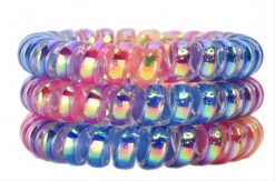HOT FOCUS INC Rainbow Hair Ties- Pack Of 3 Toys
