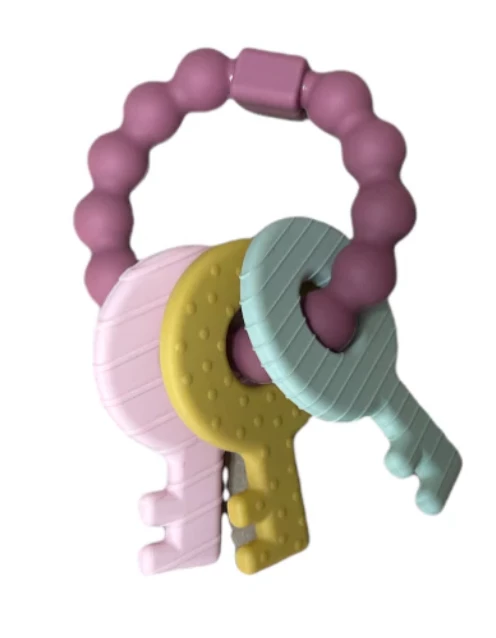 Best reviews of 💯 Three Hearts Baby Accessories Key Rattle Teether 🔔 2 Three Hearts Baby Accessories Key Rattle Teether