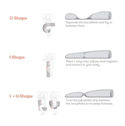 Frida Adjustable Keep-Cool Pregnancy Pillow Baby Accessories