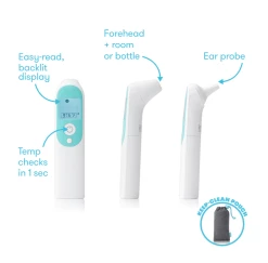Frida 3-in-1 Ear, Forehead + Touchless Infrared Thermometer
