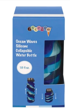 I SCREAM Ocean Waves Collapsible Water Bottle Toys