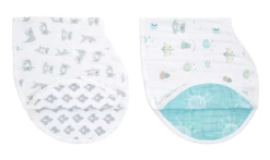 Baby Registry Now & Zen Cotton Muslin Burpy Bibs 2pk