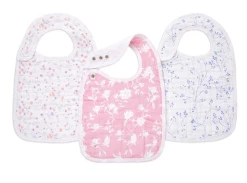 Aden + Anais Ma Fleur Classic Snap Bibs 3pk