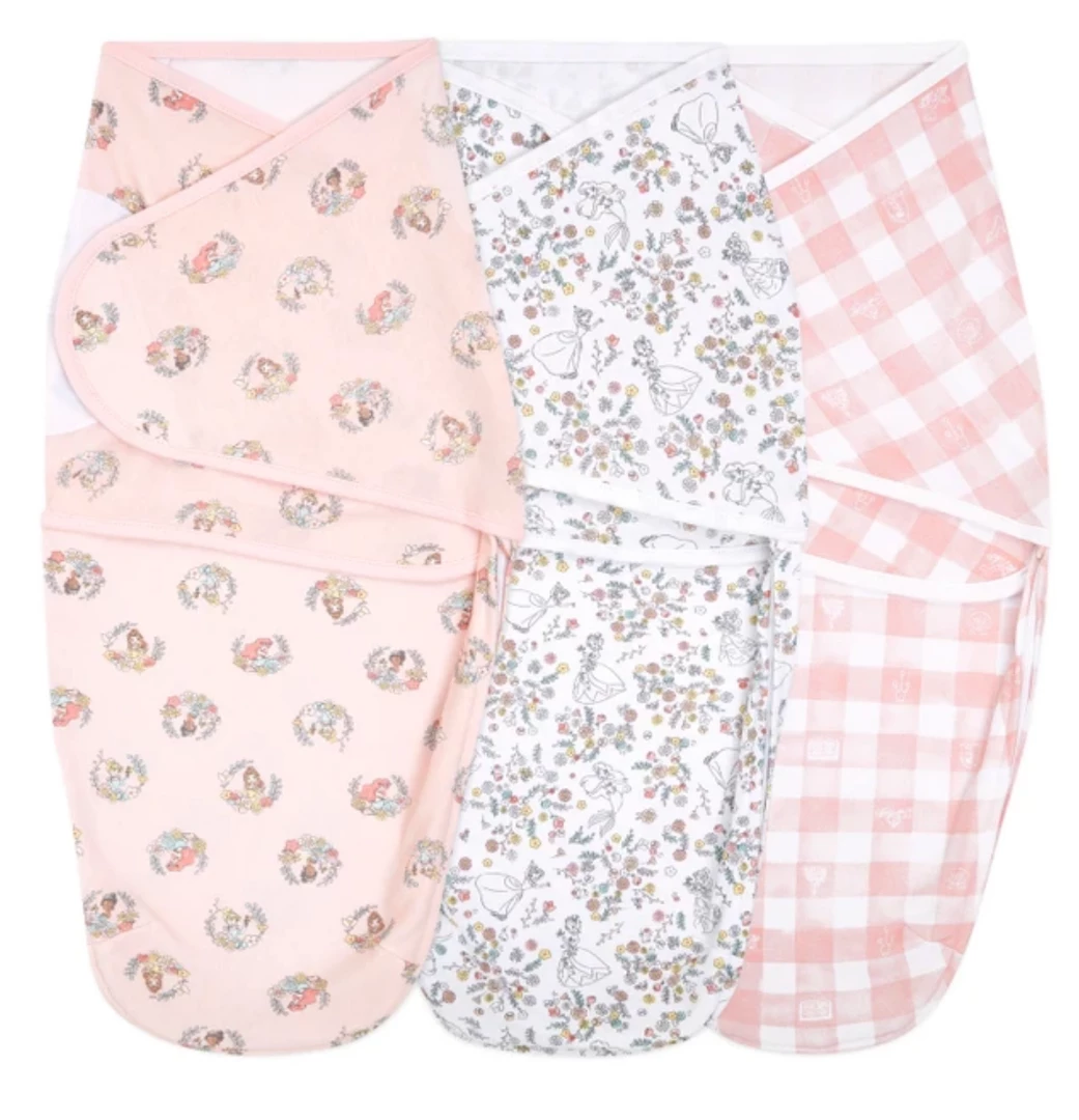 Buy 👍 Aden + Anais Baby Accessories Disney Princess Essentials Wrap Swaddle 3pk 👏 3 Aden + Anais Baby Accessories Disney Princess Essentials Wrap Swaddle 3pk