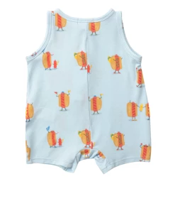 Angel Dear Hotdogs Shortie Romper Infant Clothing