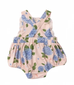 Angel Dear RUFFLE BIB SUNSUIT - HYDRANGEA