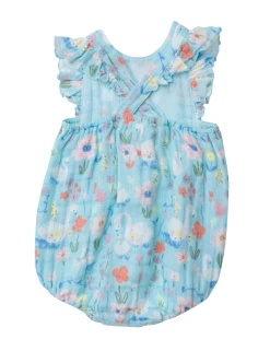 Angel Dear SUNSUIT - FLORAL SWAN