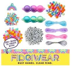 HORIZON GROUP Just My Style Fidgiwear Rainbow D.I.Y. Squish & Pop Jewelry Toys