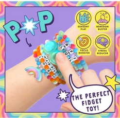 HORIZON GROUP Just My Style Fidgiwear Rainbow D.I.Y. Squish & Pop Jewelry Toys