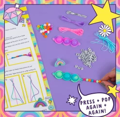 HORIZON GROUP Just My Style Fidgiwear Rainbow D.I.Y. Squish & Pop Jewelry Toys