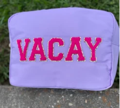 Bari Lynn Gifts X Large Nylon VACAY Zipper Bag